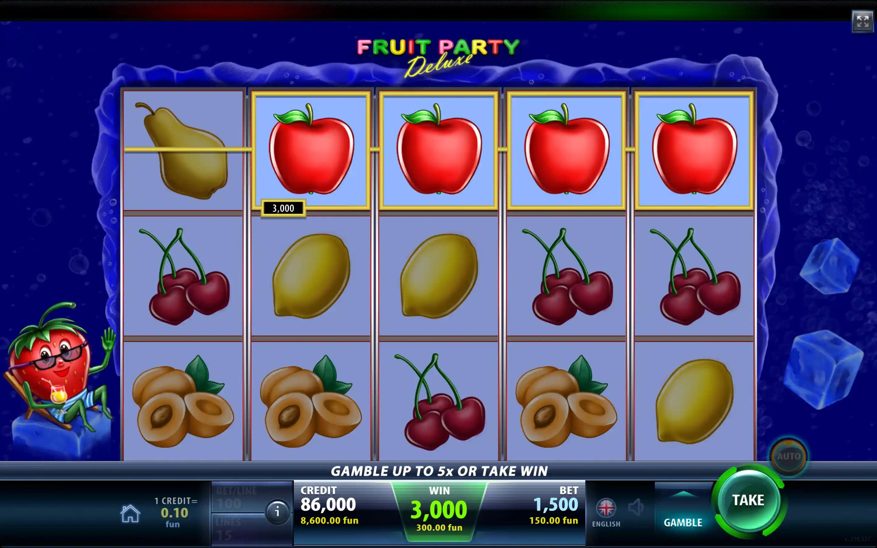 Fruit Party Deluxe — uduşlu kombinasiya